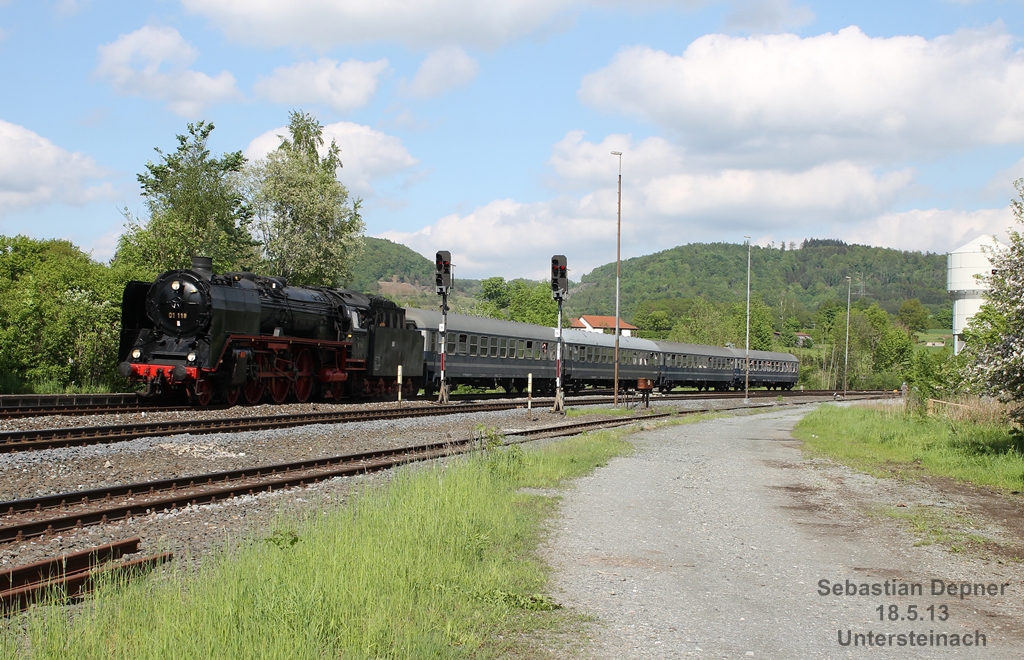 01 118 am 18.5.13 in Untersteinach nach Frankfurt von Neuenmarkt-Wirsberg