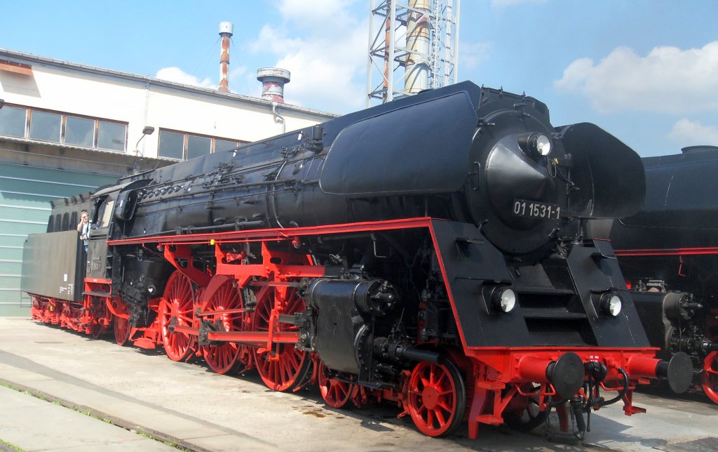 01 1531 whrend der XVII Meininger Dampfloktage am 3.9.2011