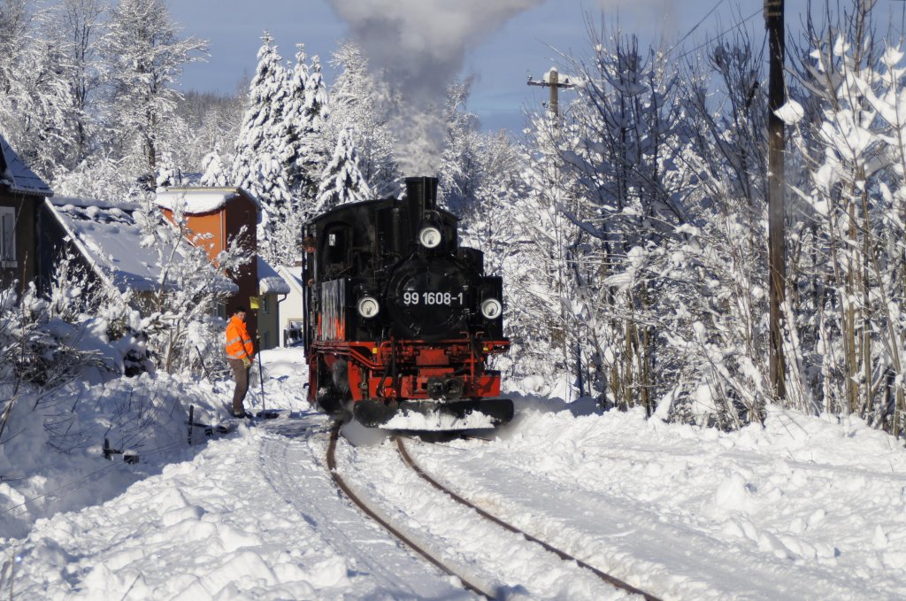01.12.2012, 99 16081, Schmiedeberg, Sonderfahrten im oberen Abschnitt