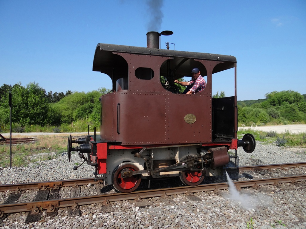 020T Dampflok COCKERILL (Baujahr 1913) - Bf. Mariembourg - 20-07-2013