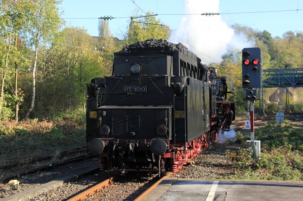 03 1010 in Bochum Dahlhausen, Oktober 2012.