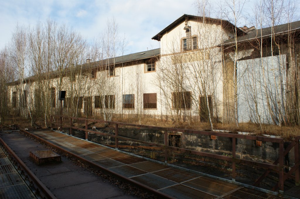 03.12.2011, Reste des ehemaligen Bw in Pockau-Lengefeld

