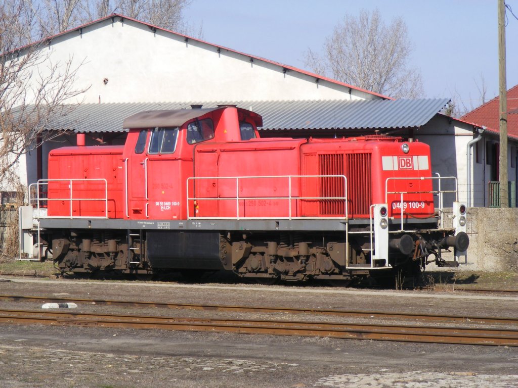 0489 100-9 der LCH (Ex. DB 290 502-4)in Kecskemt am 05.03.2012