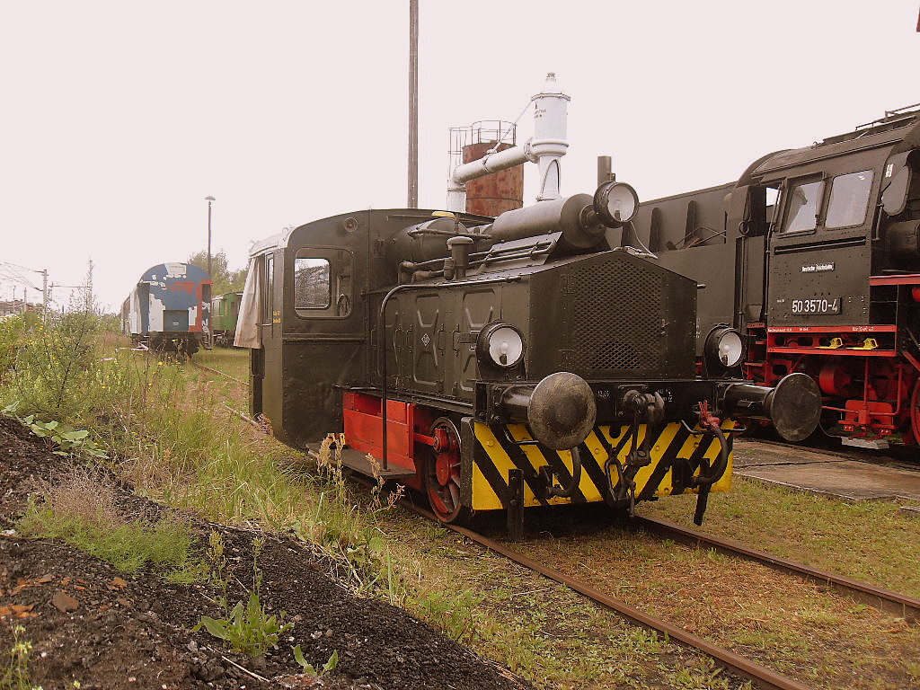0603(ehmalige OHE Lok) stand an einem regnerischen 02.07.2011 draussen.Bw Fest in Salzwedel. 