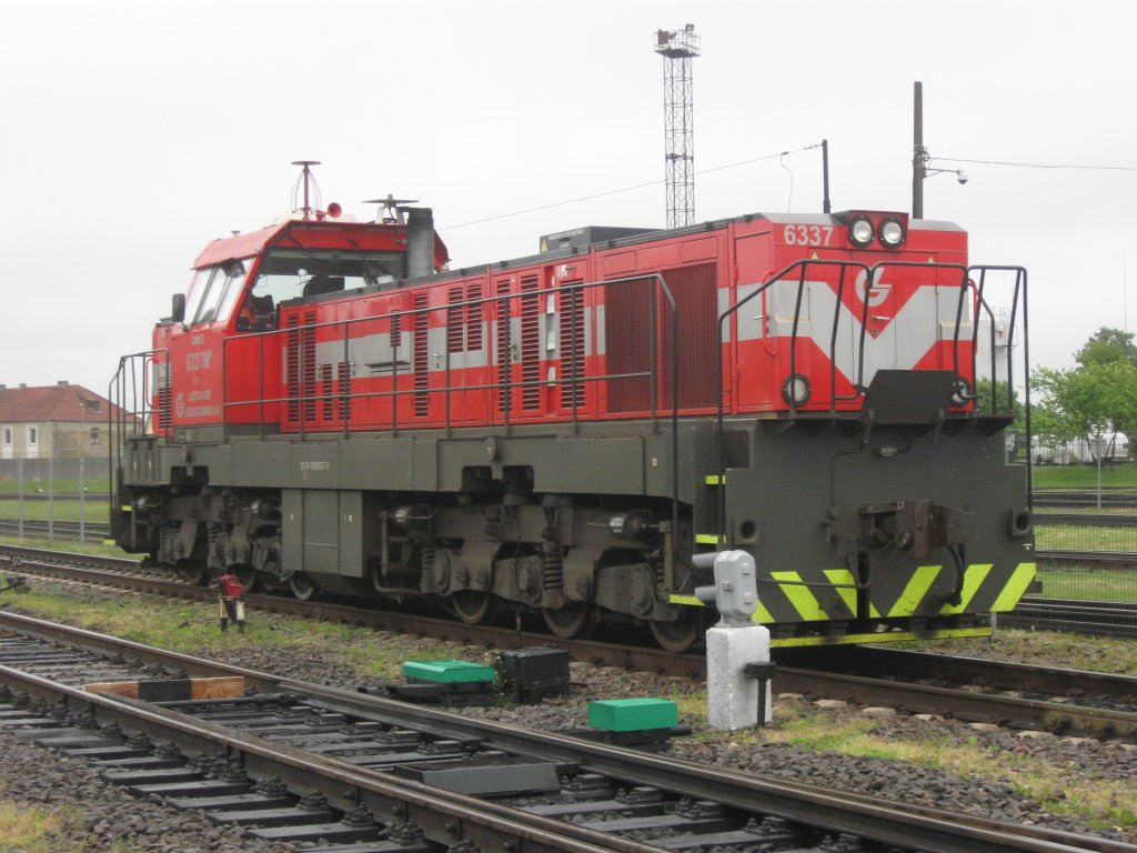 08.06.2010  Reko- Cmelak  CME3ME-6337 im Bf. Klaipeda