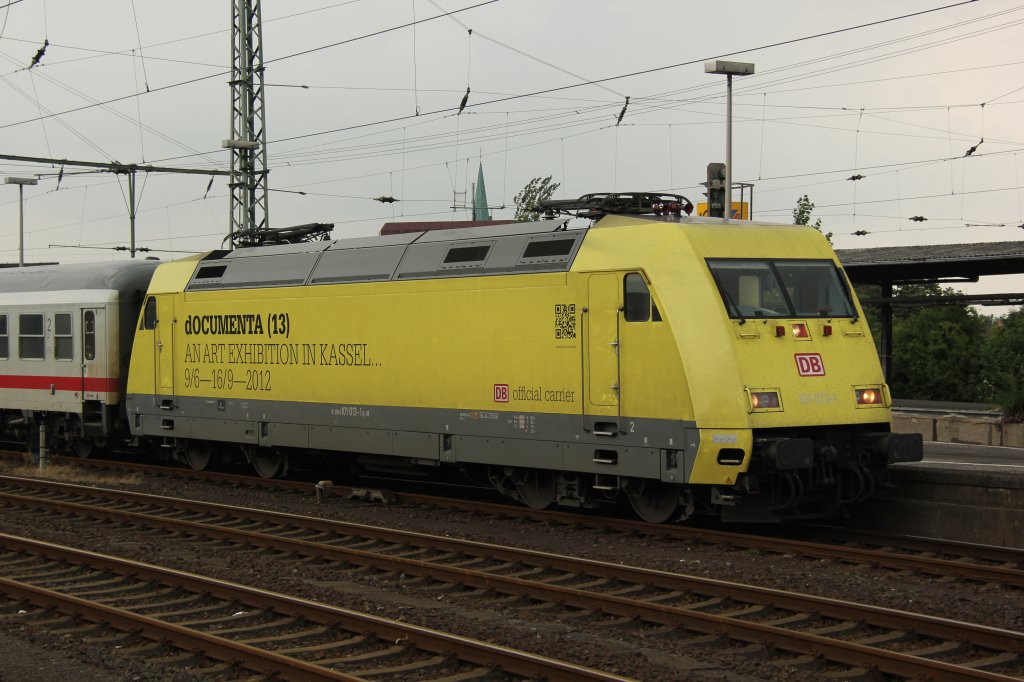 101 013-1 Documenta am 27.06.2012 in Dortmund Hbf abgestellt.