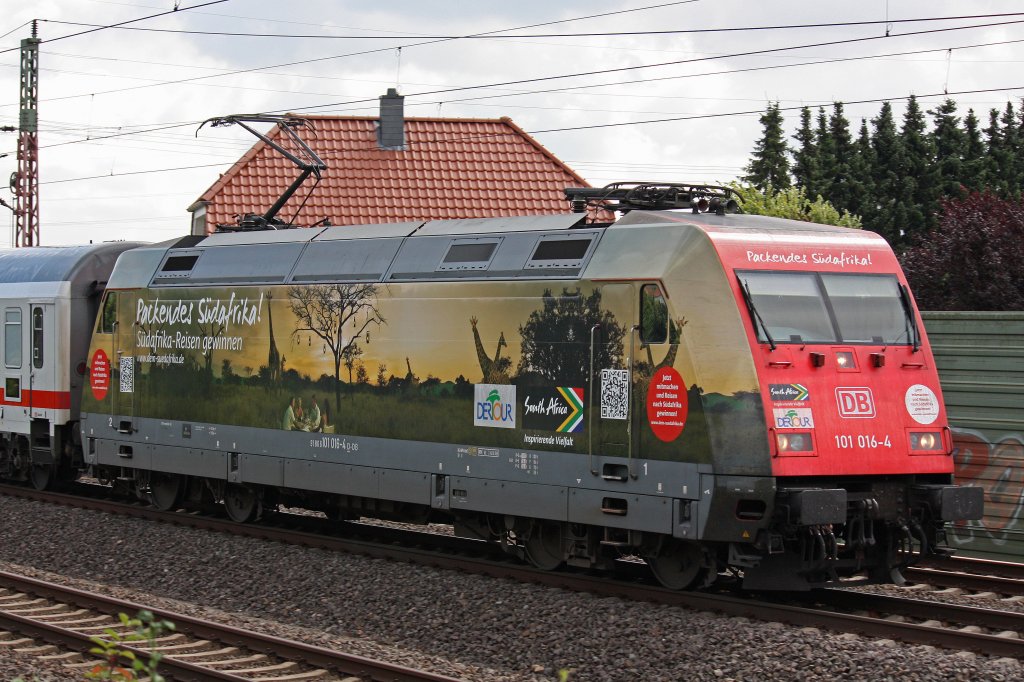 101 016  Packendes Sdafrika  am 6.8.12 in Hannover-Ahlten.