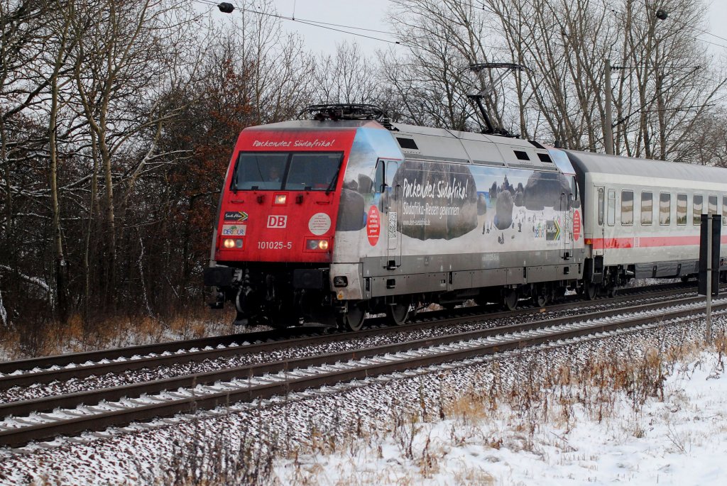 101 025-5 S�dafrika am 13.12.2012 bei Woltorf