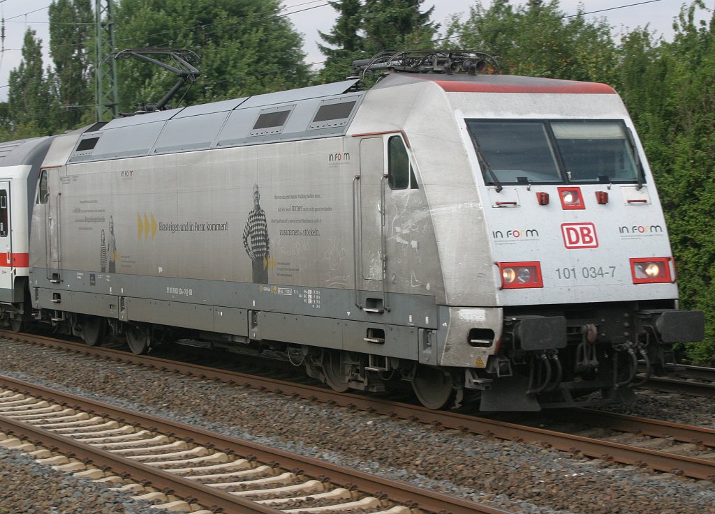 101 034  InForm  am 5.8.10 in Dsseldorf-Angermund