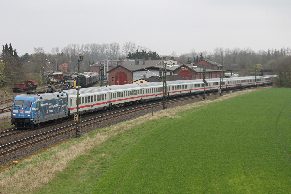 101 042 am 4.4.12 mit IC in Lengerich.