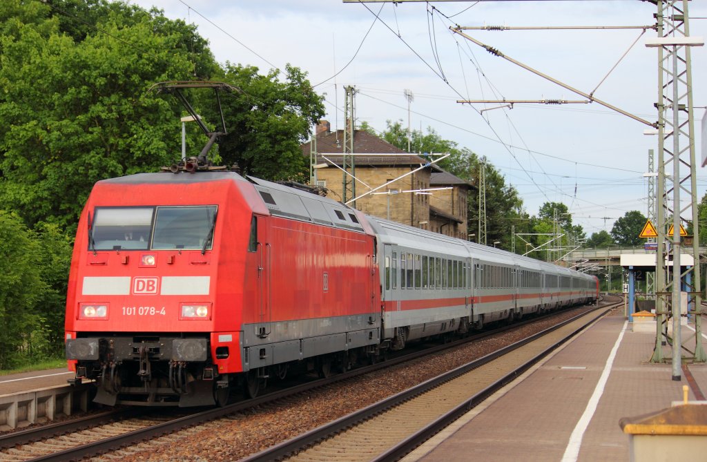 101 078-4 DB in Hochstadt/ Marktzeuln am 12.06.2012.