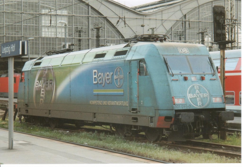 101 091  BAYER  in Leipzig (2002)