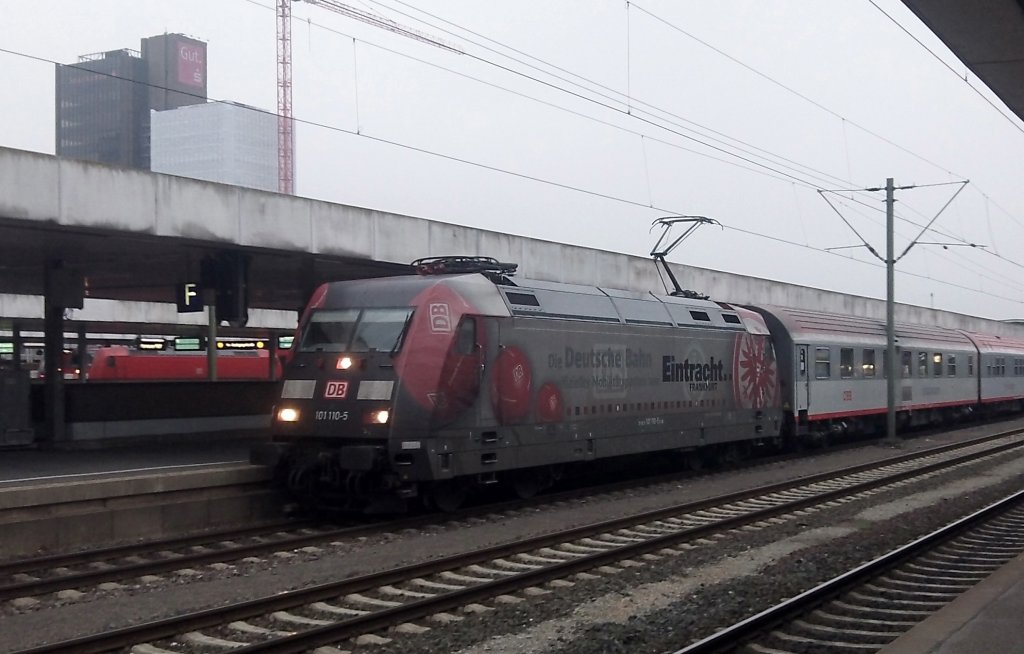 101 110 in Hannover mit D-Zug nach Hamburg Altona