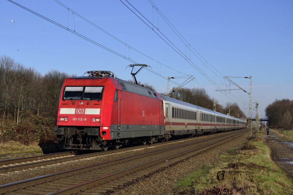 101 113 mit einem umgeleiteten IC bei Menden am 12.01.13!