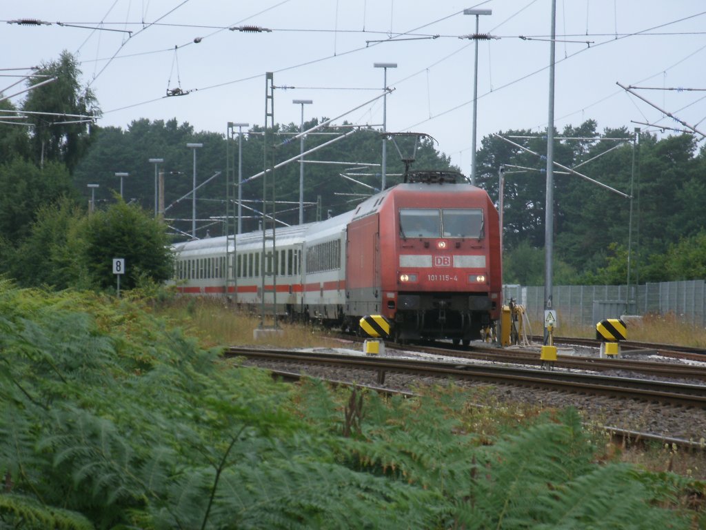 101 115,am 22.Juli 2013,in der Binzer Abstellanlage.