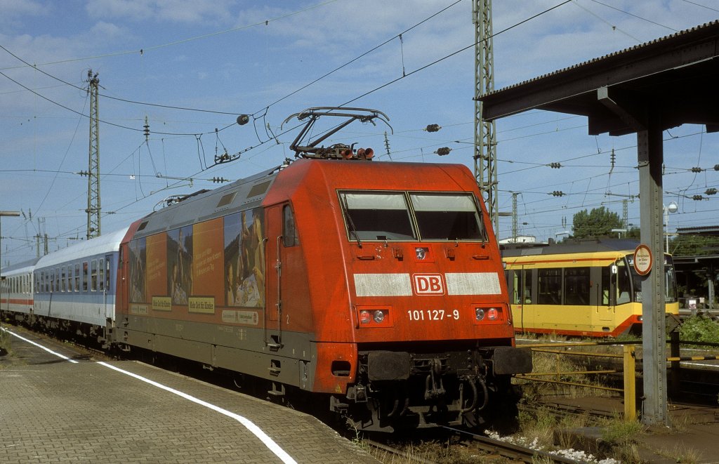 101 127  Karlsruhe Hbf  11.07.01