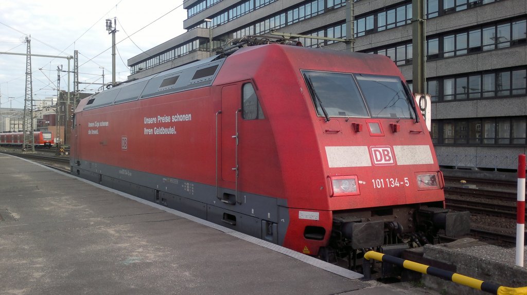 101 134-5, abgestellt in Hannover HBF am 29.05.2011