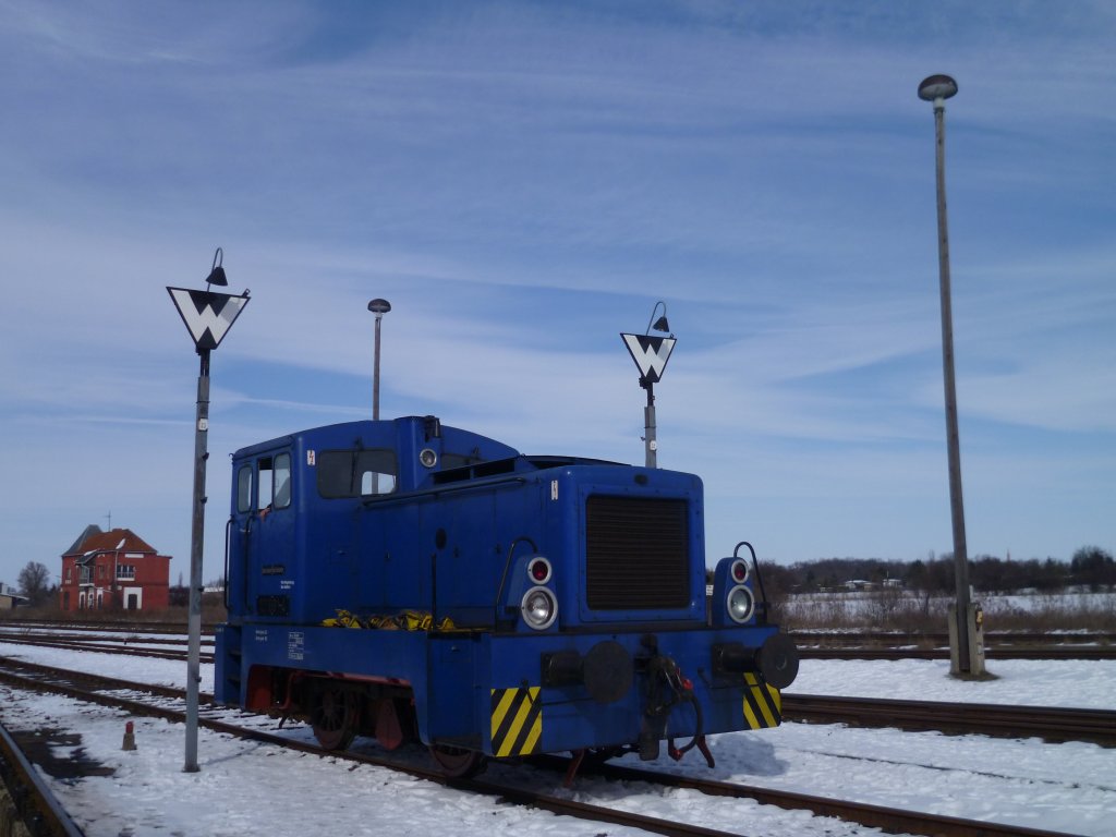 101 691-4 zusehen am 23.03.13 beim Bw Fest in Stafurt.