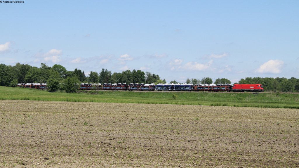 1016 *** mit einem Autozug bei Lehen 28.5.13