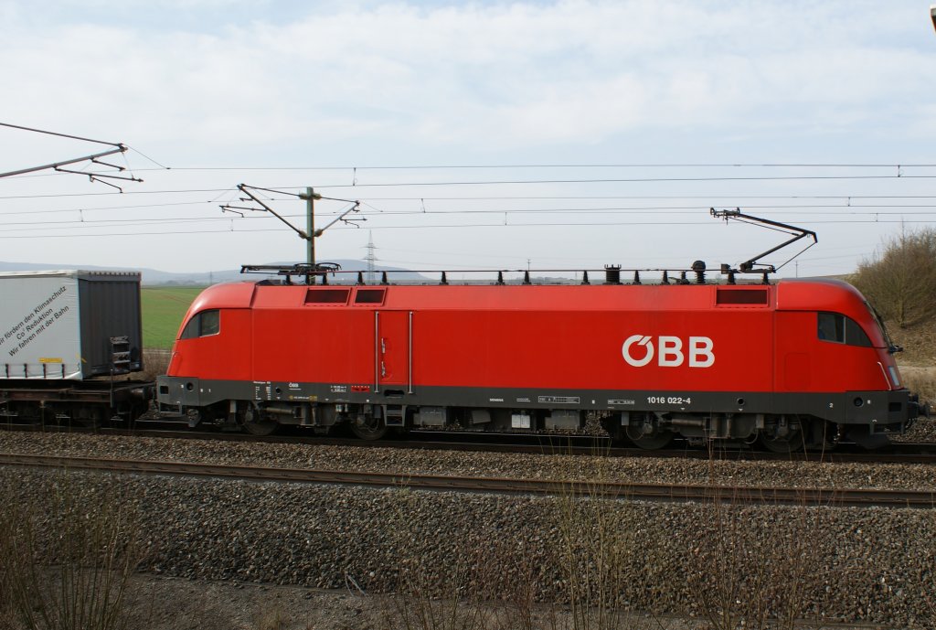 1016 022-4 bei Iphofen am 29.03.2012