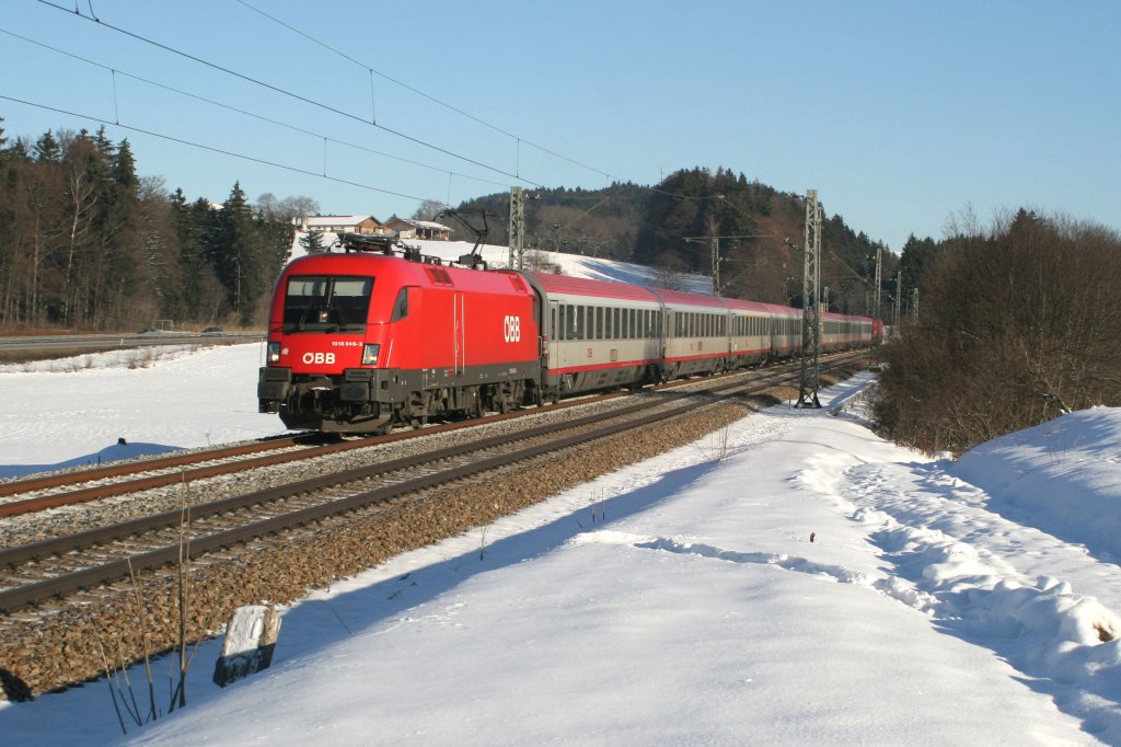 1016 046-3  EC 112 Klagenfurt - Siegen bei bersee am 05.01.2011