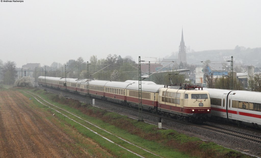 103 235-8 mit dem TEE 8 (Dortmund Hbf-Domodossla) bei Teningen 5.4.12