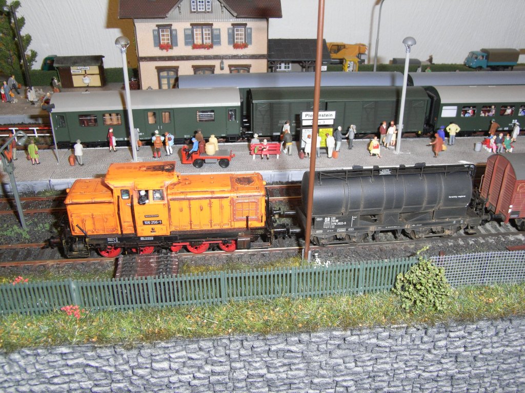 106 256-1 beim Rangieren 