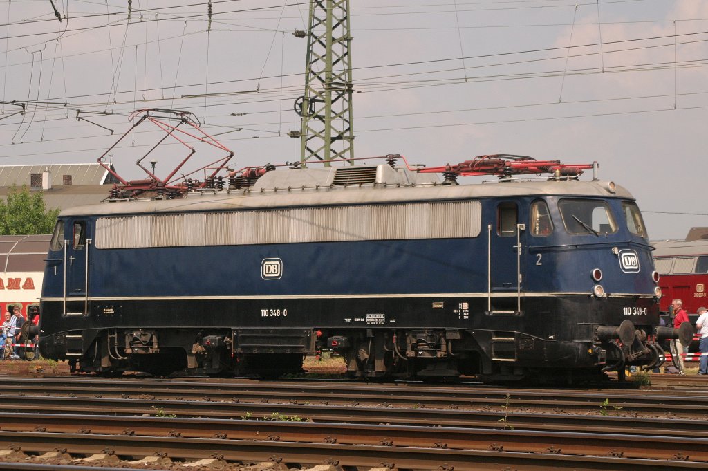 110 348 am 21.5.11 bei der Lokparade in Koblenz-Ltzel