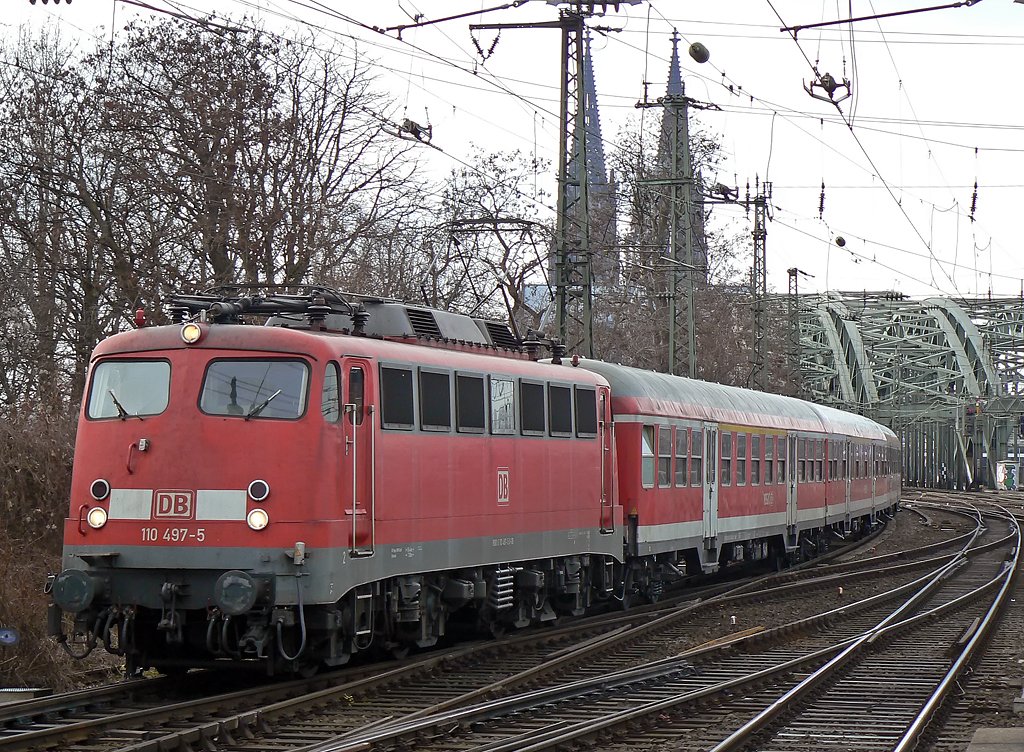 110 497-5 in K�ln Deutz am 22.02.2010