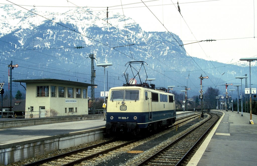 111 009  Garmisch - Partenkirchen  04.04.88