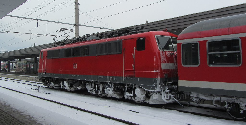111 026 in Innsbruck Hbf am 14.2.2012.