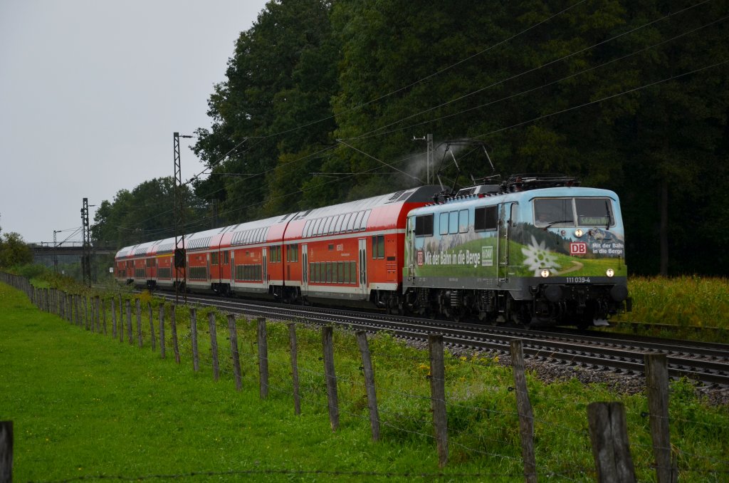 111 039  DAV  am 2.9.2011 bei strmenden Regen in Vogl.