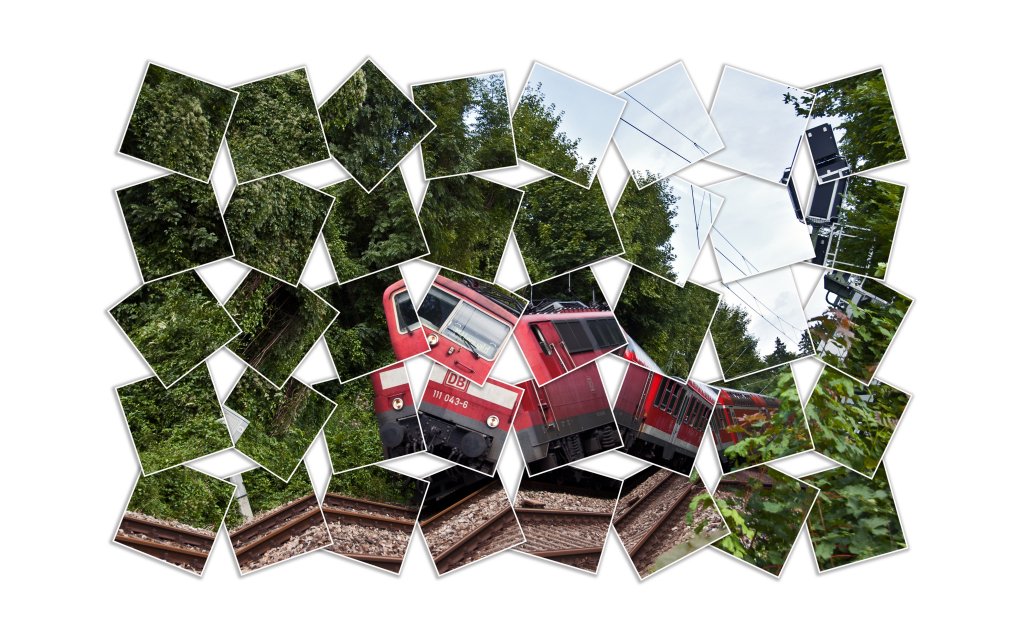 111 043 mit RE nach Mittenwald am 20.08.2010 kurz vor Tutzing am Starnberger See. Wer es richtig zusammensetzt darfs behalten :D