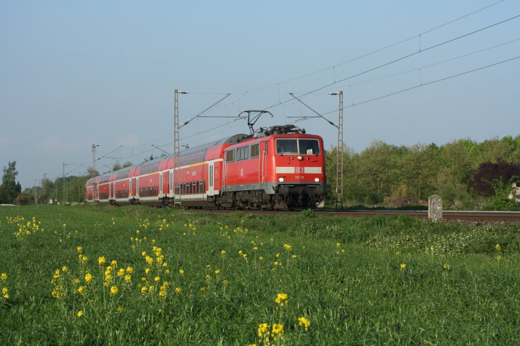 111 111 fuhr am 07.05.11 durch Erkelenz.