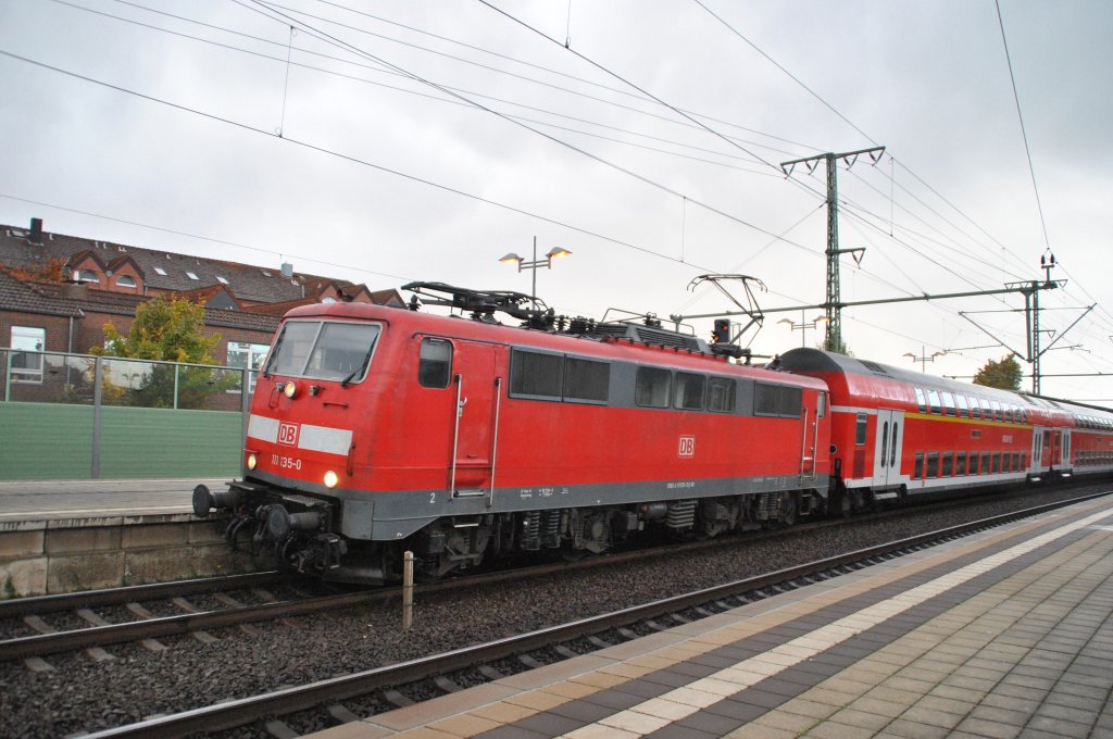 111 135-0 in Lehrte, am 20.10.2010.