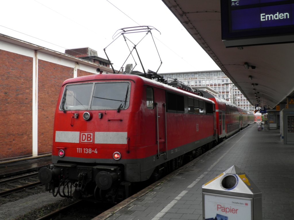 111 138-4 in Mnster Hbf (04.09.2011)