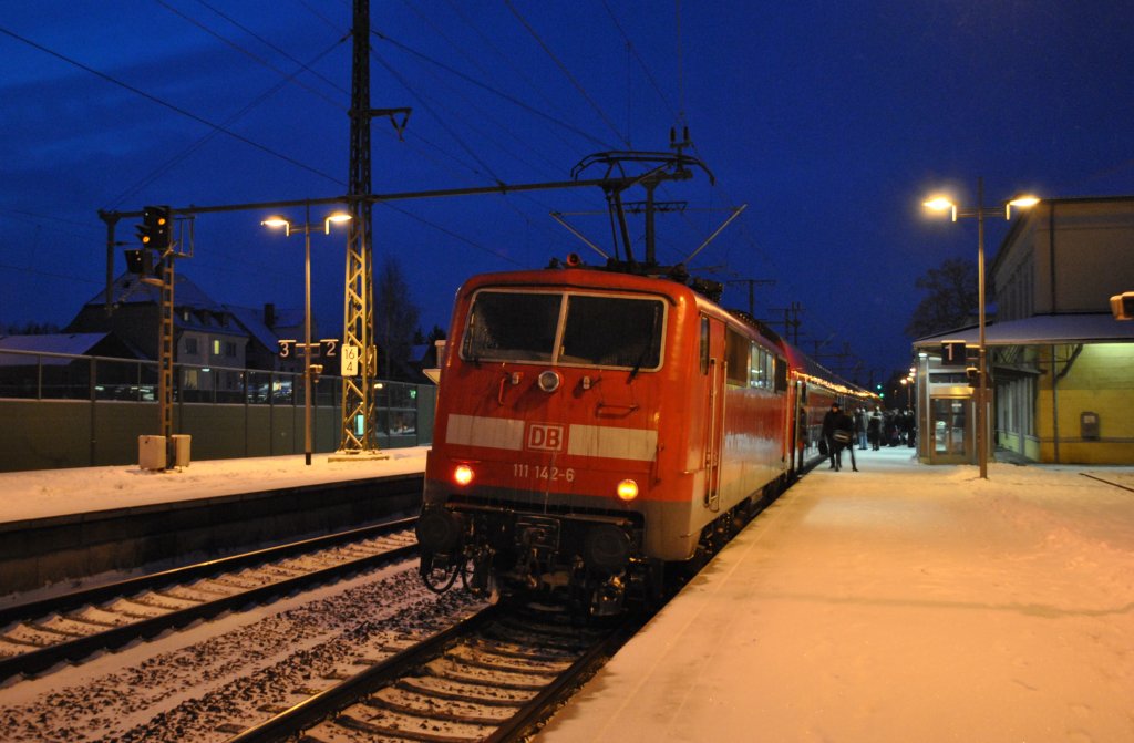 111 142-6, am 06.12.2010 in Lehrte.