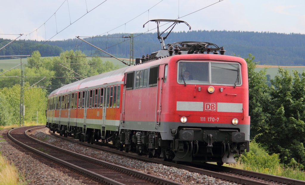 111 170-7 DB bei Horb am 21.06.2012.