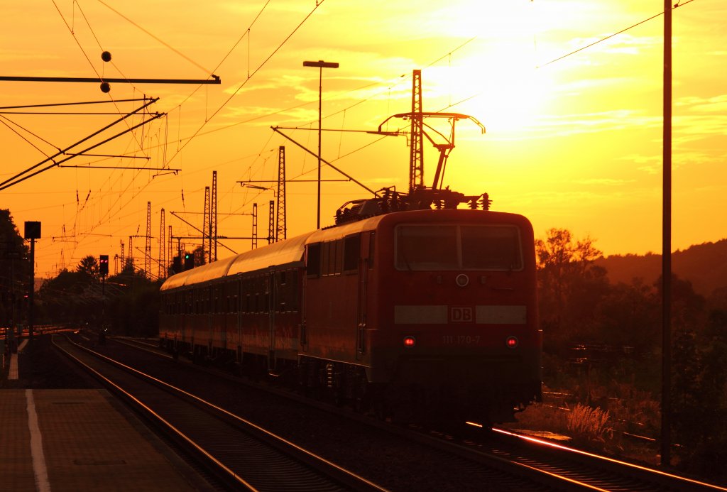 111 170-7 DB in Hochstadt/ Marktzeuln am 04.08.2012.