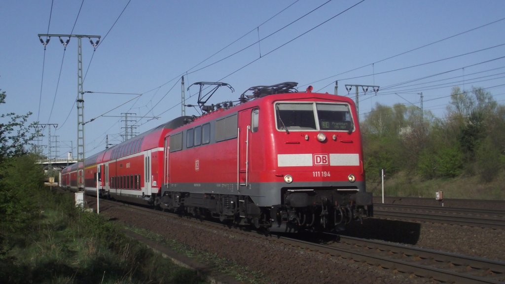 111 194 als RE nach Frankfurt (Fulda, 10.04.11)
