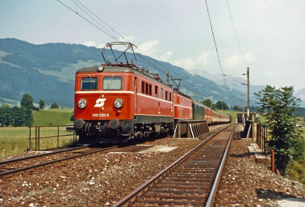 1110.020+1044  E-643  Maishofen/Saalbach  Juli 1986