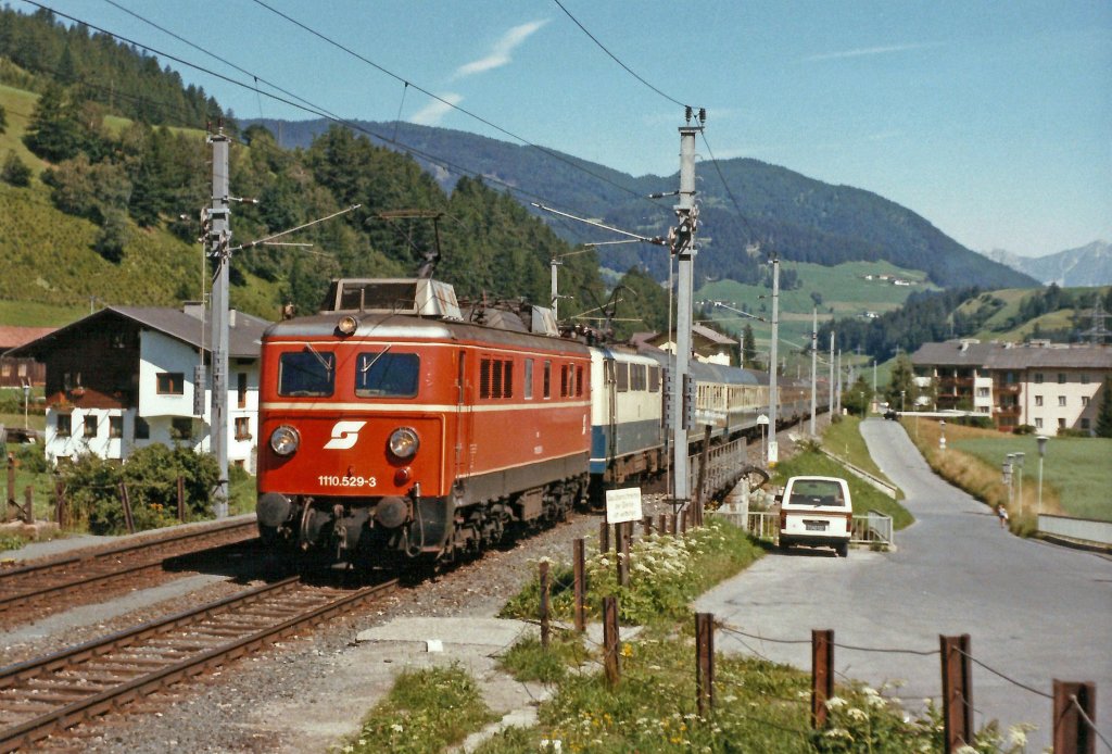1110.529+DB 111  D-489  Stainach/Br.  Juli 1985