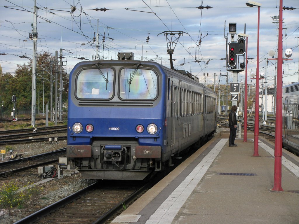 111509 Im HBf Srasbourg am 3.November 2009
