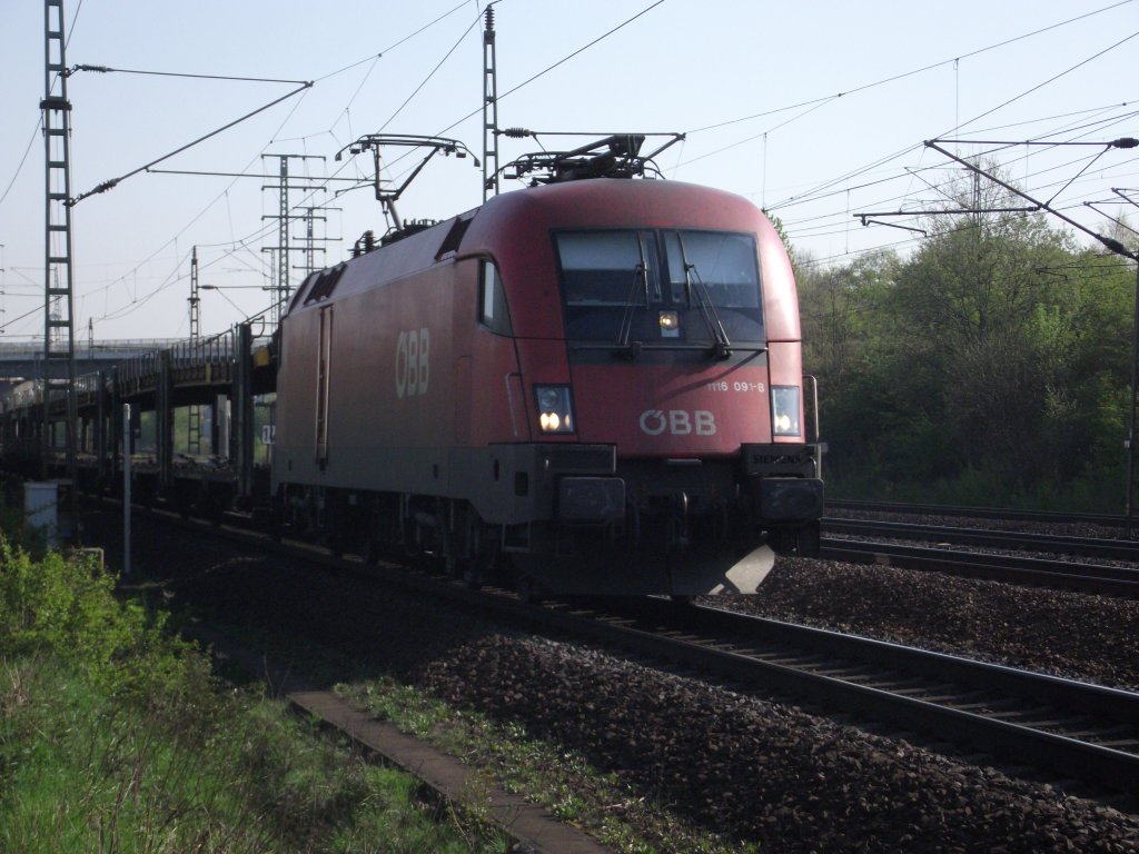 1116 091-8 bei Fulda. 20.04.11