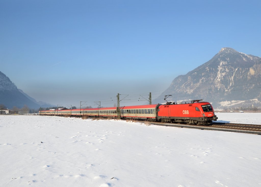 1116 124 mit einem OIC am 26.01.2013 bei Niederaudorf.