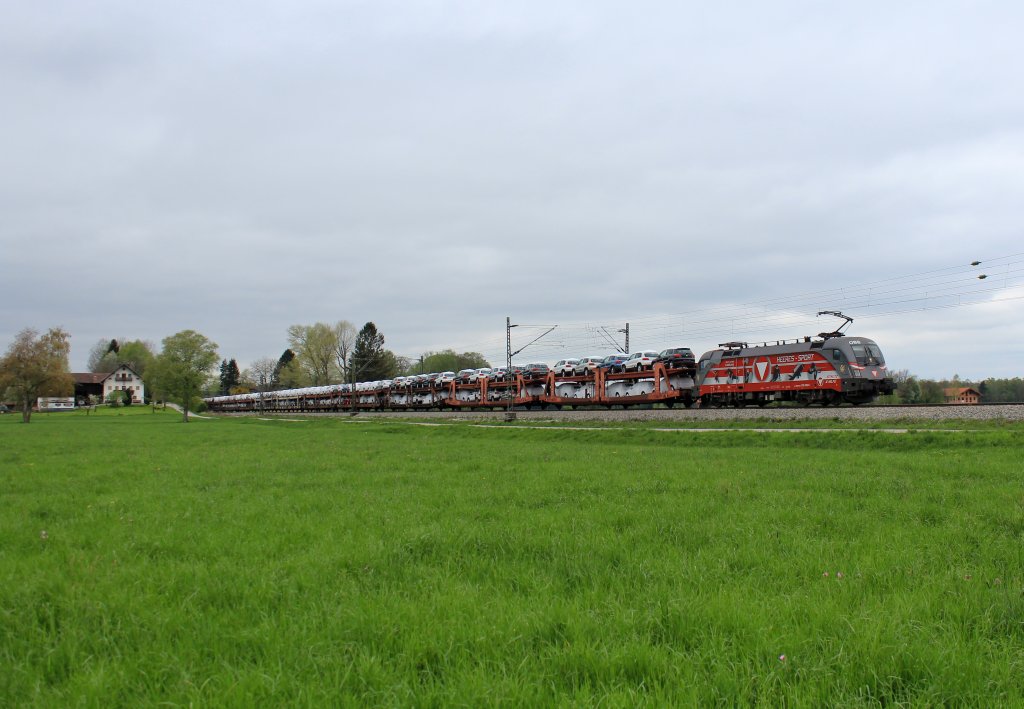 1116 138  Heeres-Sport  mit dem GAG 47871 auf dem Weg nach Salzburg. Aufgenommen am 28. April bei bersee.
