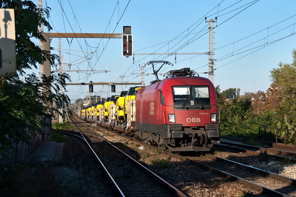 1116 155, am 17.10.2011 in Wien Heidestrae.