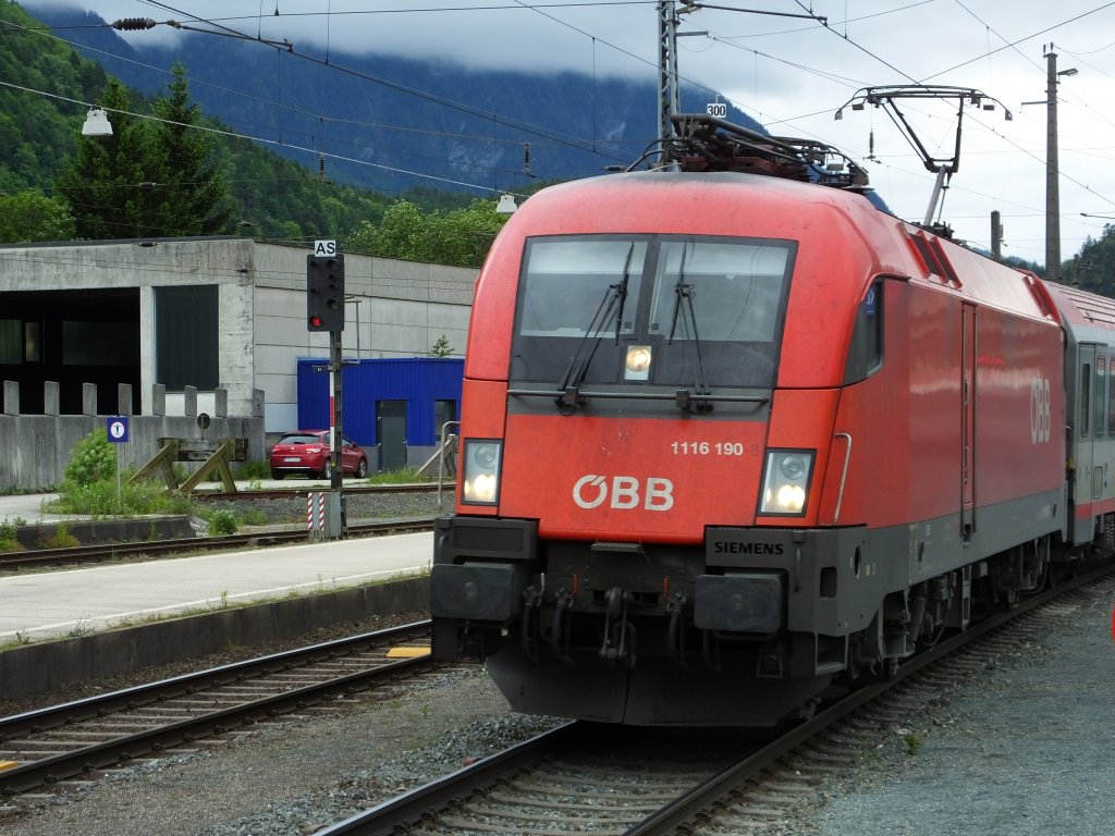 1116 190 mit einen IC in Kufstein am 29.05.2013
