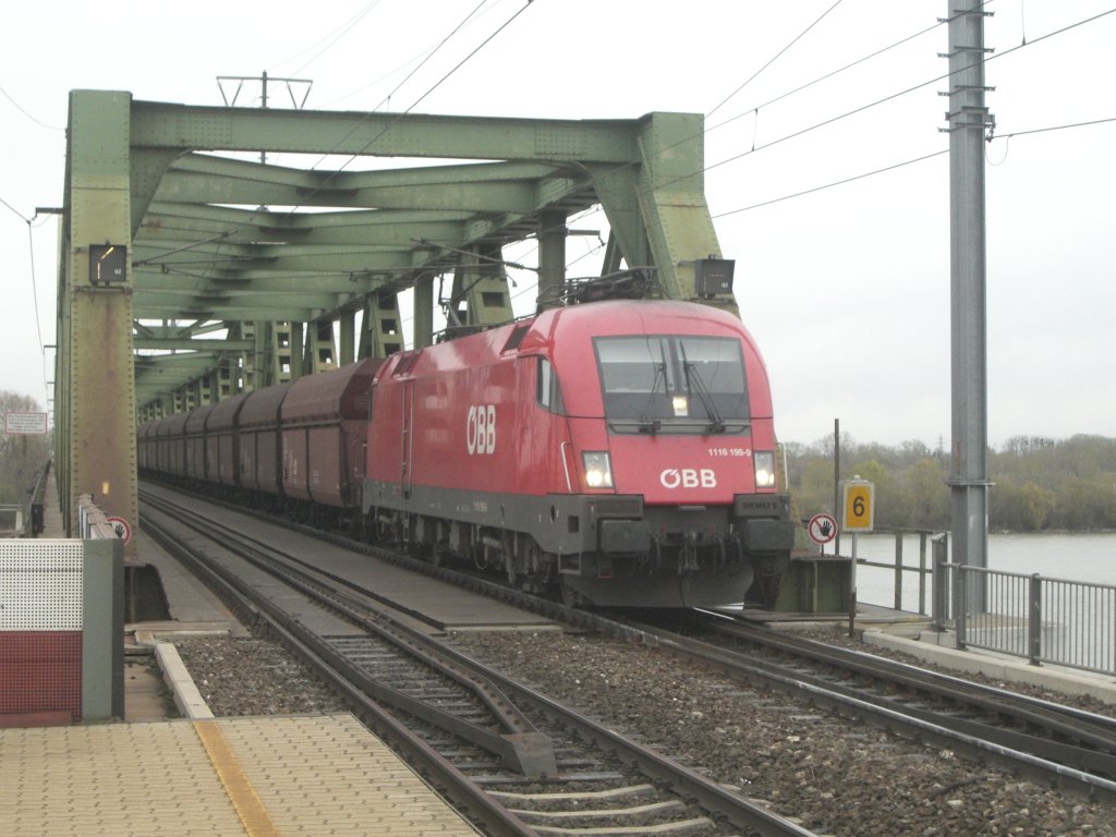 1116 199-9 in Wien Praterkai am 21.03.2008