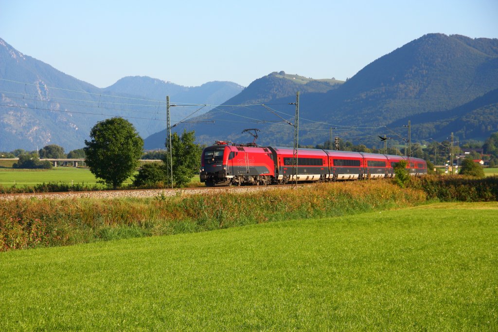 1116 229 mit RailJet nach Mnchen - Bernau - 09/09/2012
